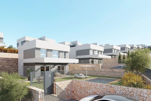 Modern detached villas
