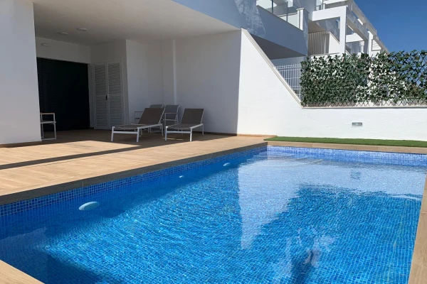 Ground Floor Bungalow with Spacious Terrace &amp; Private Pool in Mirador Hills Resort - Gallery Image 1