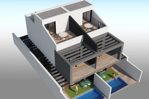 New 3 Bed 3 Bath Villas with Private Pool in Santiago de la Ribera  - Gallery Image 3