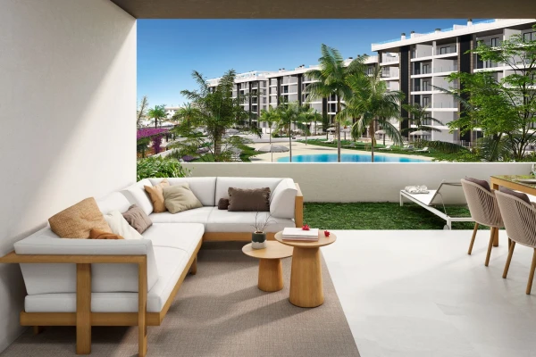 New Build modern apartment block in La Mata, Torrevieja
