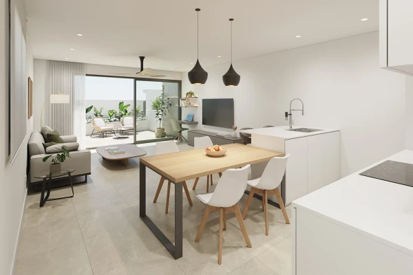 Modern 2-Bedroom Ground Floor Apartment in Pilar de la Horadada with Terrace &amp; Pool - Gallery Image 5