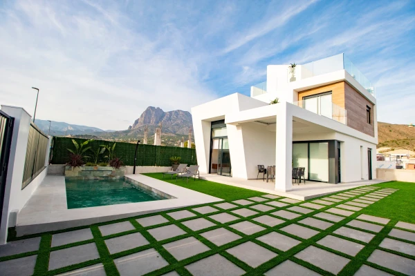 New Build Luxury Villas Paula II in Finestrat – 3 Beds, Pool, Solarium, Custom Options available. - Gallery Image 1