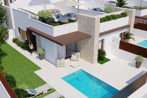 New 2 Bedroom 2 Bathroom Villa for Sale in Vistabella Golf, Orihuela, Casa Azahar - Gallery Image 2