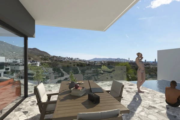 High-End 4-Bed Villa in Finestrat with Infinity Pool &amp; Sea Views  - Gallery Image 7