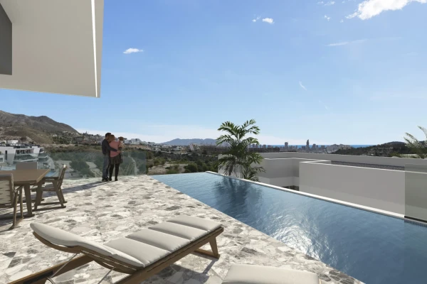High-End 4-Bed Villa in Finestrat with Infinity Pool &amp; Sea Views  - Gallery Image 1