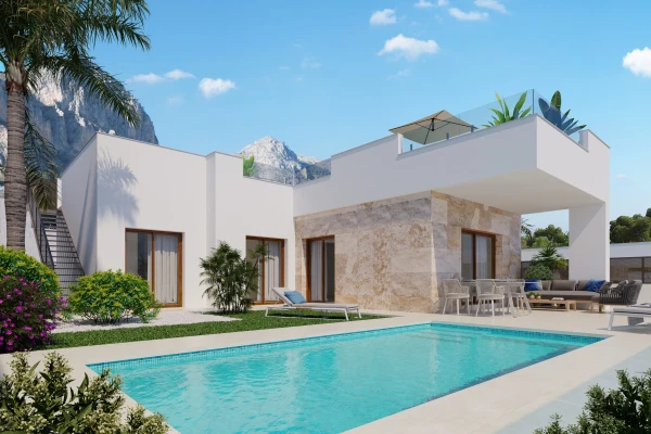 New Luxury 3-Bed Villas in Polop with Sea Views