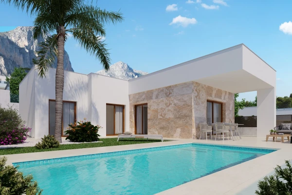New Luxury 3-Bed Villas in Polop with Sea Views  - Gallery Image 2