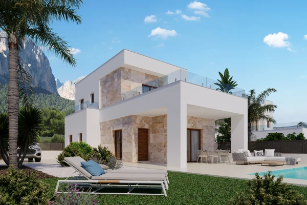 Luxury 3-Bed Villas with Sea Views in Polop de la Marina