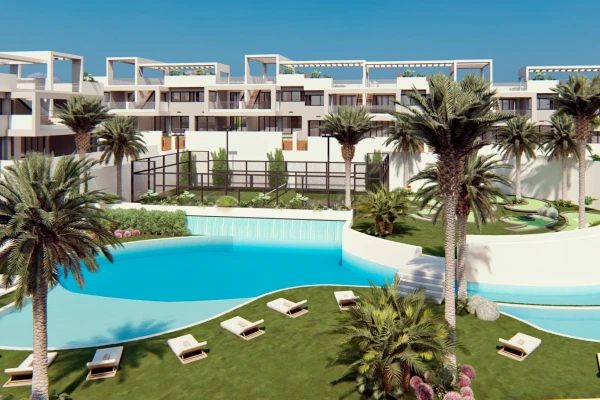 New Build 2 Bedroom Ground Floor Bungalows in Nalia Resort, Torrevieja